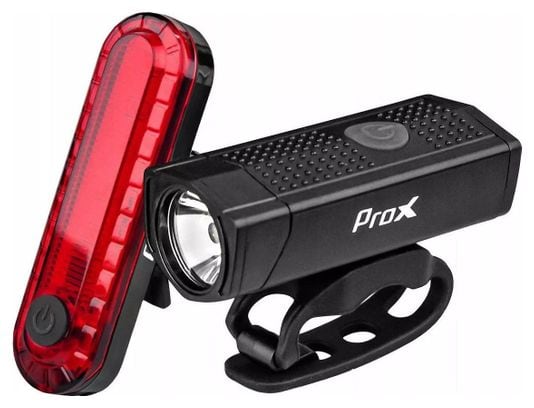 Kit d'éclairage LED pour vélo - Feu avant 300 lumens et feu arrière