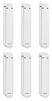Chaussettes (x6) Nike Everyday Plus Cushioned Blanc