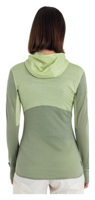 Forro polar Icebreaker Mujer Merino 200 <p><strong> Realfleece Desc</strong></p>ender Verde