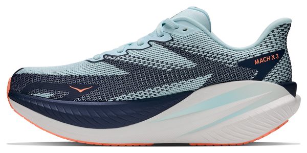 Hoka Mach X 3 Blue Women's Running Shoes