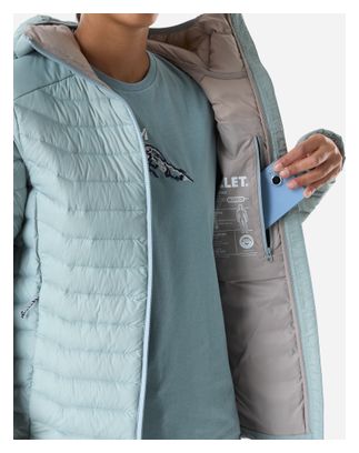 Millet Evole Light 700 Hooded Down Jacket, Light Blue, Women's