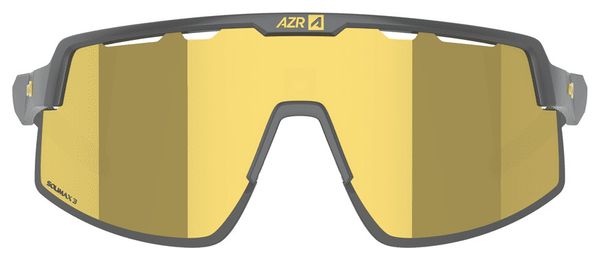 AZR Speed RX Carbon/Gold Goggles Set + Clear Lens