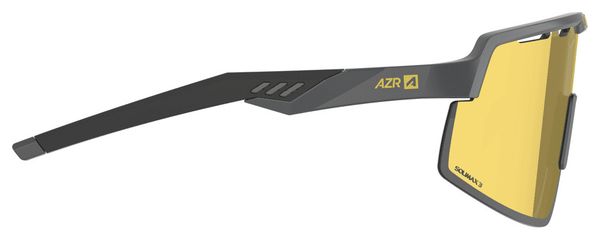 AZR Speed RX Carbon/Gold Goggles Set + Clear Lens