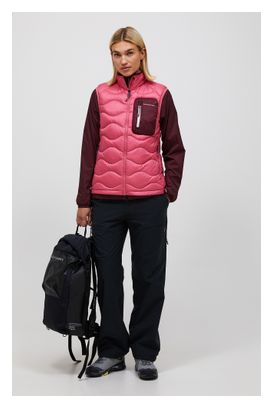 Peak Performance Helium Utility Sleeveless Down Jacket for Women, Pink