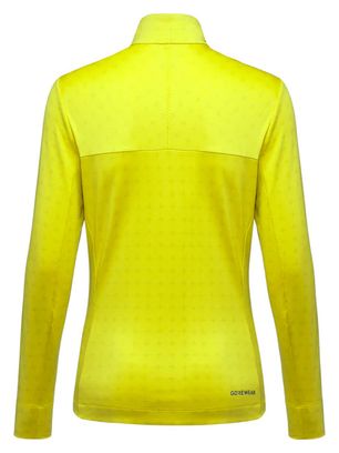 Women's Gore Wear Everyday Thermo 1/4-Zip Long Sleeve Jersey Fluo Yellow