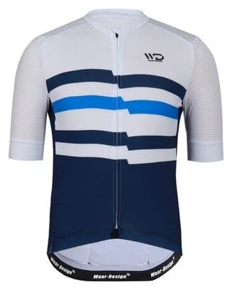 Maillot de cyclisme homme CHALLENGER bleu/blanc