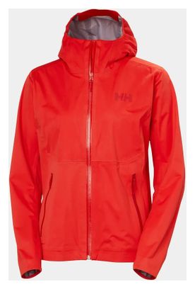 Dames Helly Hansen Momentum 3L Jas Rood