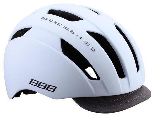 BBB Helmet Metro Matte White