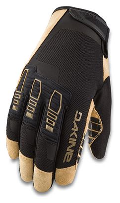 Pair of CROSS-X Long Gloves Black / Tan Brown