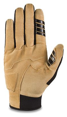Pair of CROSS-X Long Gloves Black / Tan Brown