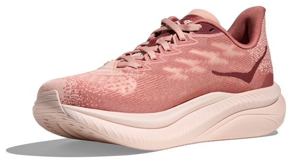 Chaussures Running Hoka Mach 6 Rose Femme