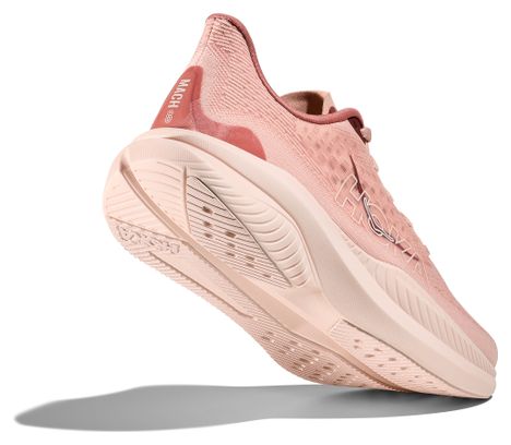 Chaussures Running Hoka Mach 6 Rose Femme