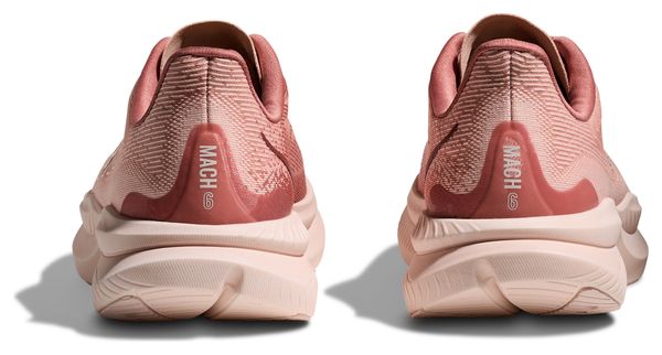 Chaussures Running Hoka Mach 6 Rose Femme