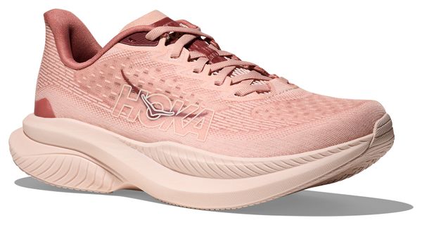 Chaussures Running Hoka Mach 6 Rose Femme