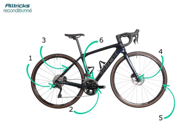 Road bike Trek DOMANE SL 6 50 Shimano 105 12v 700mm 2025 black | T