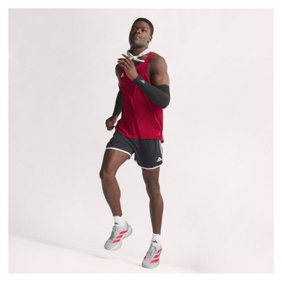 Chaussures Running adidas Adizero Evo SL Argent/Rouge Homme