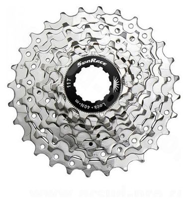 SUNRACE Cassette 9 vitesse CSRS91 11-25T - Argent