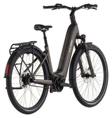 VTC Électrique Cube Touring Hybrid Comfort SLX 800 Easy Entry Shimano Nexus 5V Courroie 800 Wh 700 mm Gris Charcoal 2026