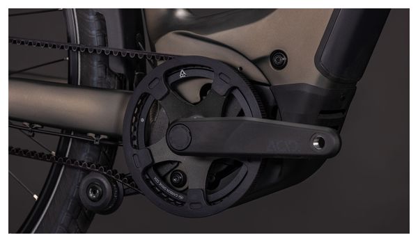 VTC Électrique Cube Touring Hybrid Comfort SLX 800 Easy Entry Shimano Nexus 5V Courroie 800 Wh 700 mm Gris Charcoal 2026