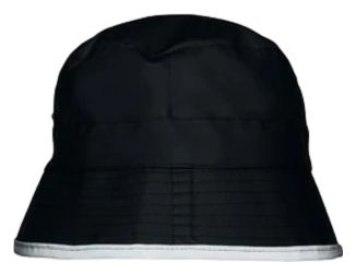 Rains Bucket Reflective Waterproof Hat Black