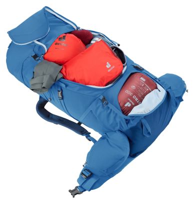 Mochila de senderismo Deuter Aircontact Core 50 +10 L azul para hombre
