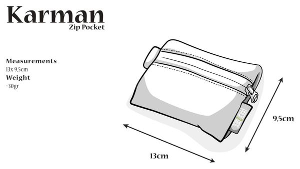 Pack2Ride Karman Portemonnee Zwart