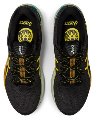 Zapatillas Asics Gel Cumulus 24 TR Baño de Naturaleza Negro Amarillo