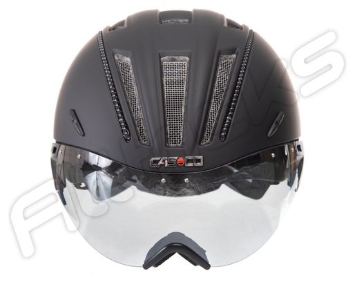 City Helmet with Visor CASCO Roadster Plus Black