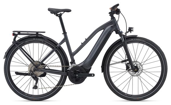 Giant Explore E+1 STA Shimano Deore 10V 625 Wh 700 mm Gunmetal Black Hybride fiets