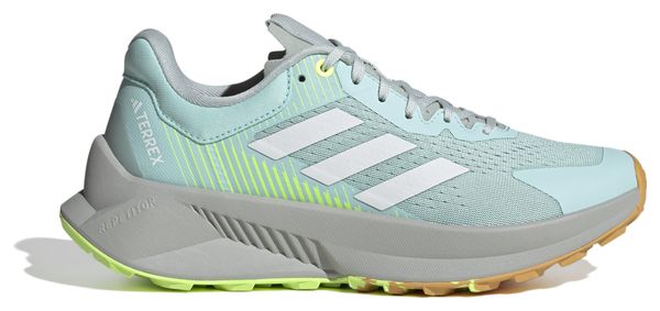 adidas Terrex Soulstride Flow Blau Grau Gelb Trailrunning Schuhe für Frauen