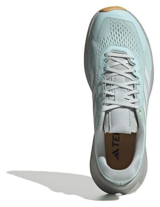 adidas Terrex Soulstride Flow Blau Grau Gelb Trailrunning Schuhe für Frauen