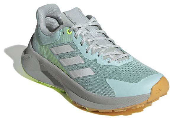 adidas Terrex Soulstride Flow Blau Grau Gelb Trailrunning Schuhe für Frauen