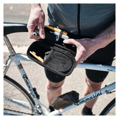 Caja de herramientas Fidlock Twist + Base para bicicleta Negro