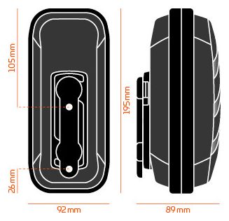 Caja de herramientas Fidlock Twist + Base para bicicleta Negro