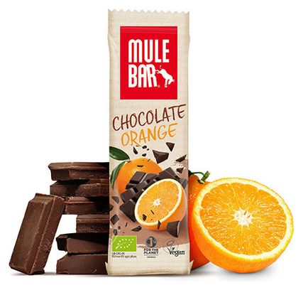 Barre Énergétique MuleBar Vegan Chocolat / Orange 40 g