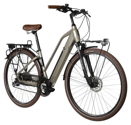 Producto renovado - Bicicleta eléctrica de ciudad Bicyklet Camille Shimano Acera/Altus 8V 504 Wh 700 mm Gris