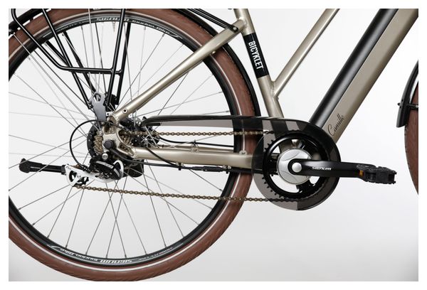 Gereviseerd product - Bicyklet Camille Elektrische Stadsfiets Shimano Acera/Altus 8V 504 Wh 700 mm Grijs