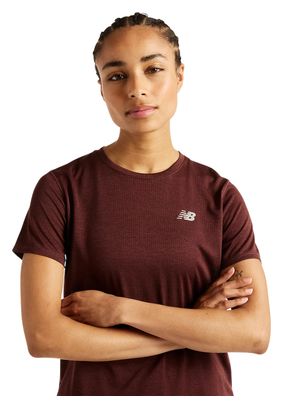 Maglietta da corsa New Balance RC Essential rossa da donna