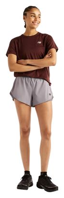 Maglietta da corsa New Balance RC Essential rossa da donna