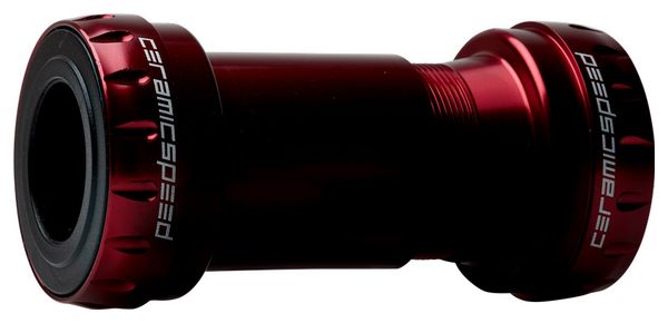 Boitier de Pédalier Ceramicspeed BB30 Shimano/FSA/Rotor 24mm Rouge