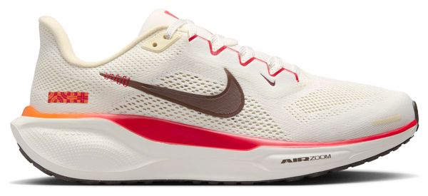 Nike Pegasus 41 Beige/Red Women's Running Shoes