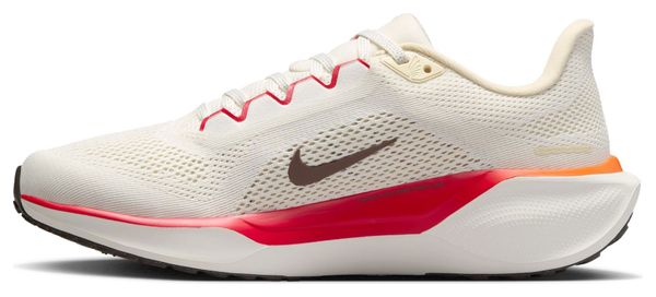 Nike Pegasus 41 Beige/Red Women's Running Shoes