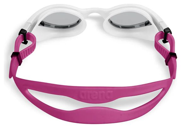 Arena One Plus Women's Swimming Goggles, Dark White/Pink