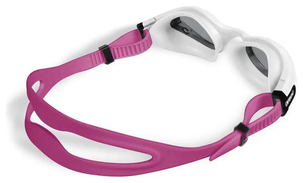 Arena One Plus Women's Swimming Goggles, Dark White/Pink