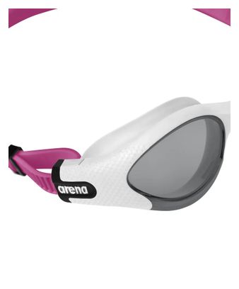 Arena One Plus Women's Swimming Goggles, Dark White/Pink