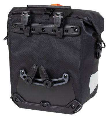 Paar Ortlieb Gravel Pack 25L Bagagedrager Fietstassen Zwart