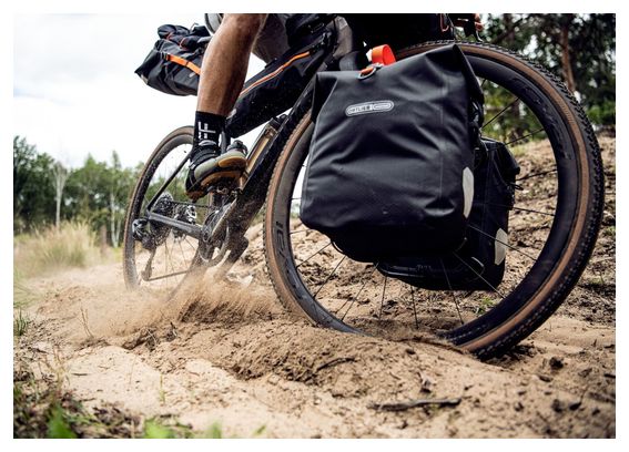 Ortlieb Gravel Pack 25L, paio di borse bici nere