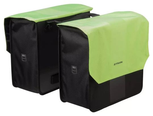 Elops 500 Pair of Bike Bags 2 x 20L Yellow | Alltricks.com