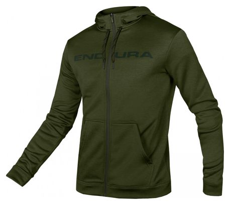 Veste Hoodie Endura Hummvee Vert Kaki