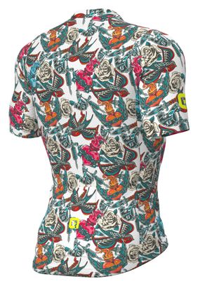 Alé Tattoo Short Sleeve Jersey Wit
